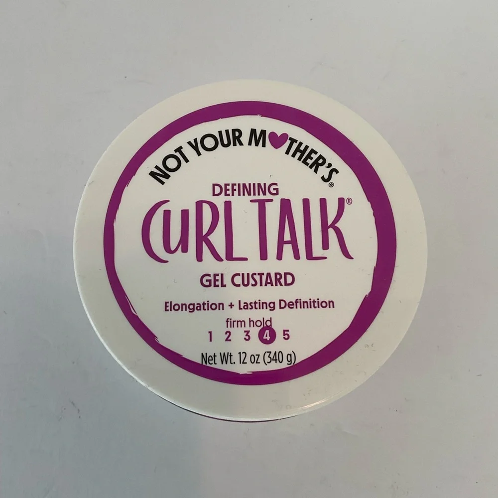 Not Your Mother’s Defining Curl Talk Gel‎ Custard Firm Hold 4 12 OZ New